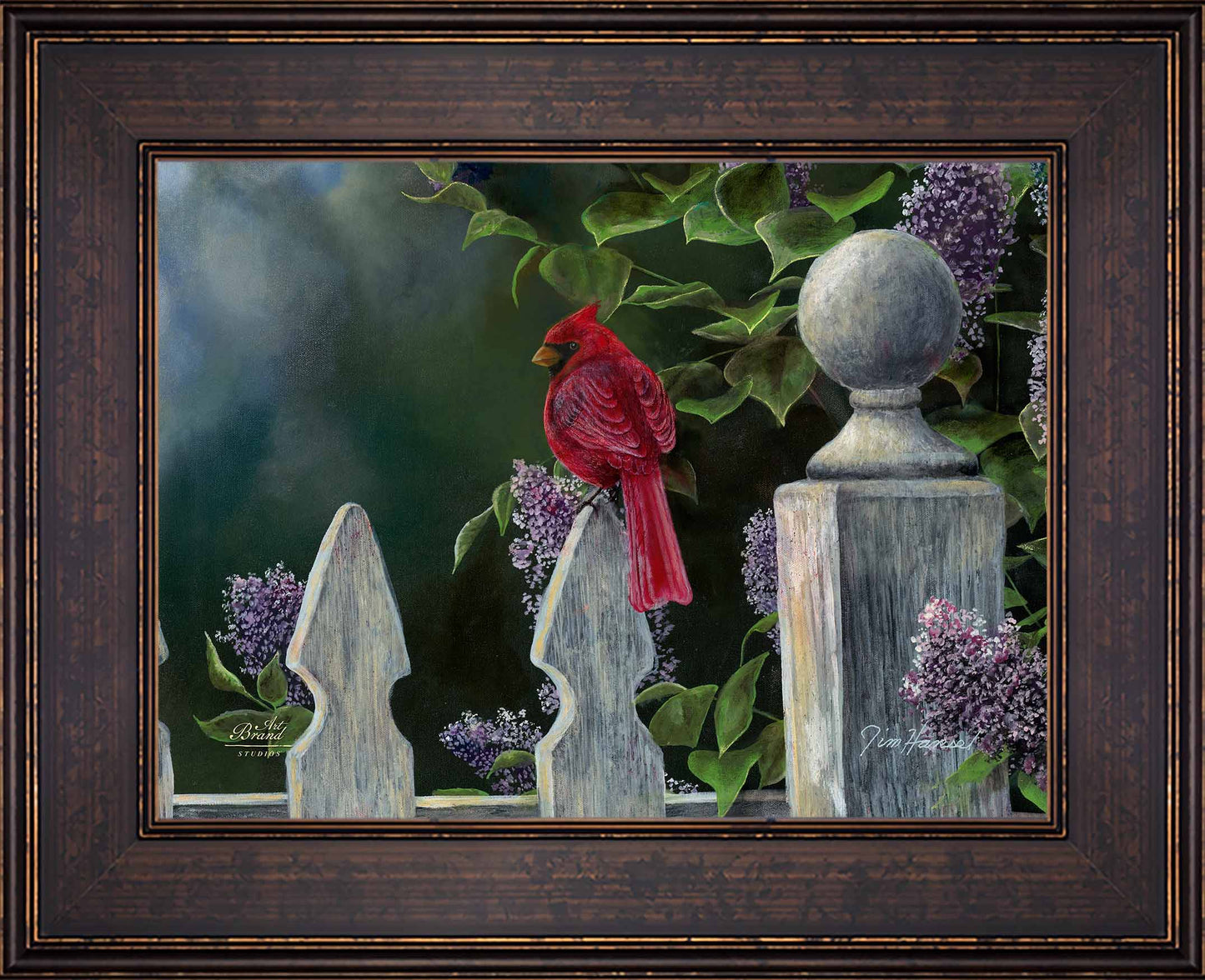 Birds Eye View-Cardinal - Limited Edition Canvas