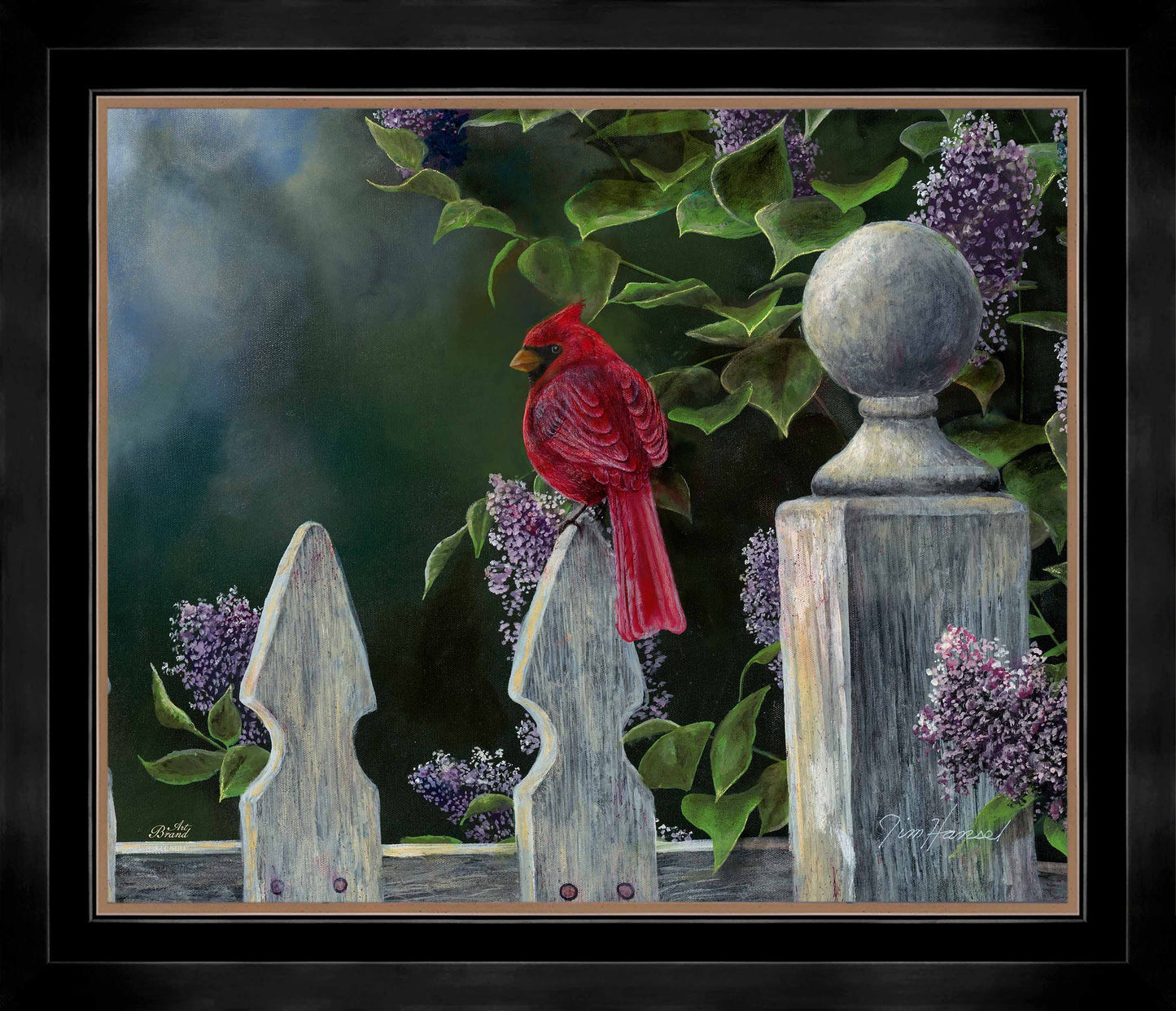 Birds Eye View-Cardinal - Limited Edition Canvas