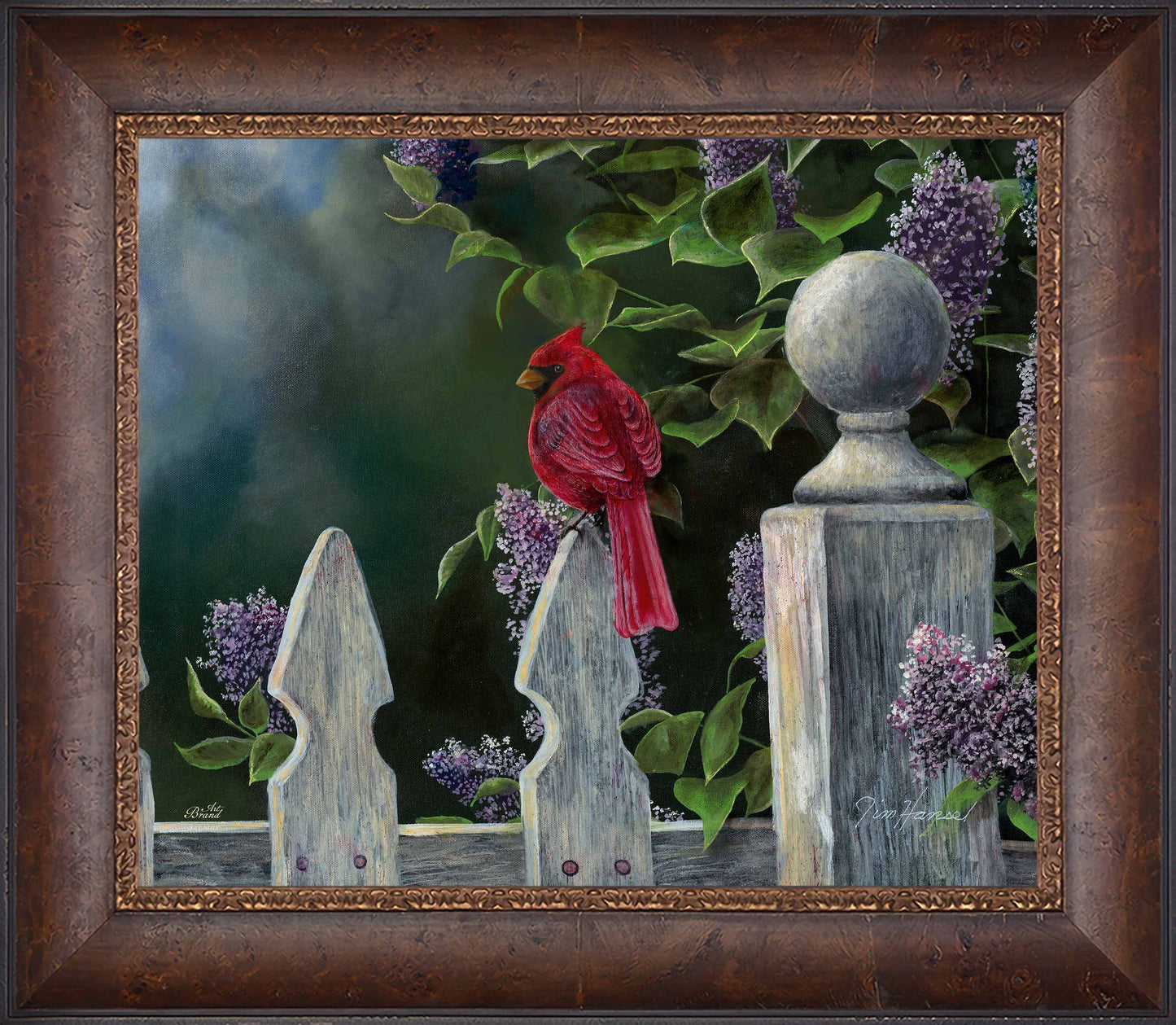 Birds Eye View-Cardinal - Limited Edition Canvas