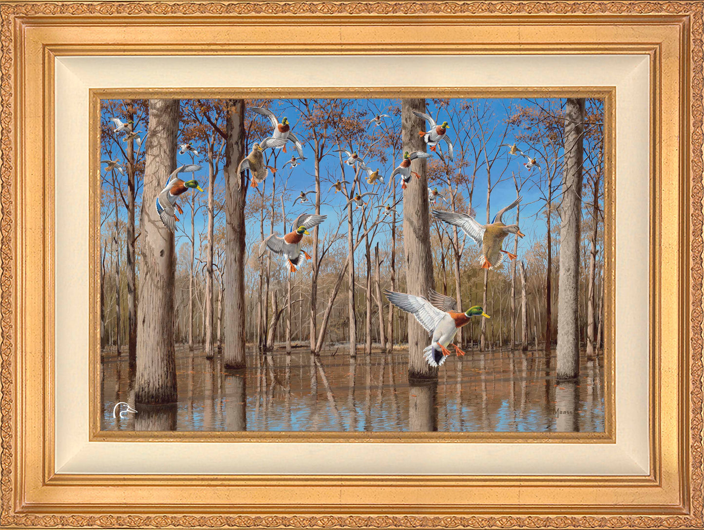 Down from the North - Mallards Limited Edition Canvas - Official Ducks Unlimited Art