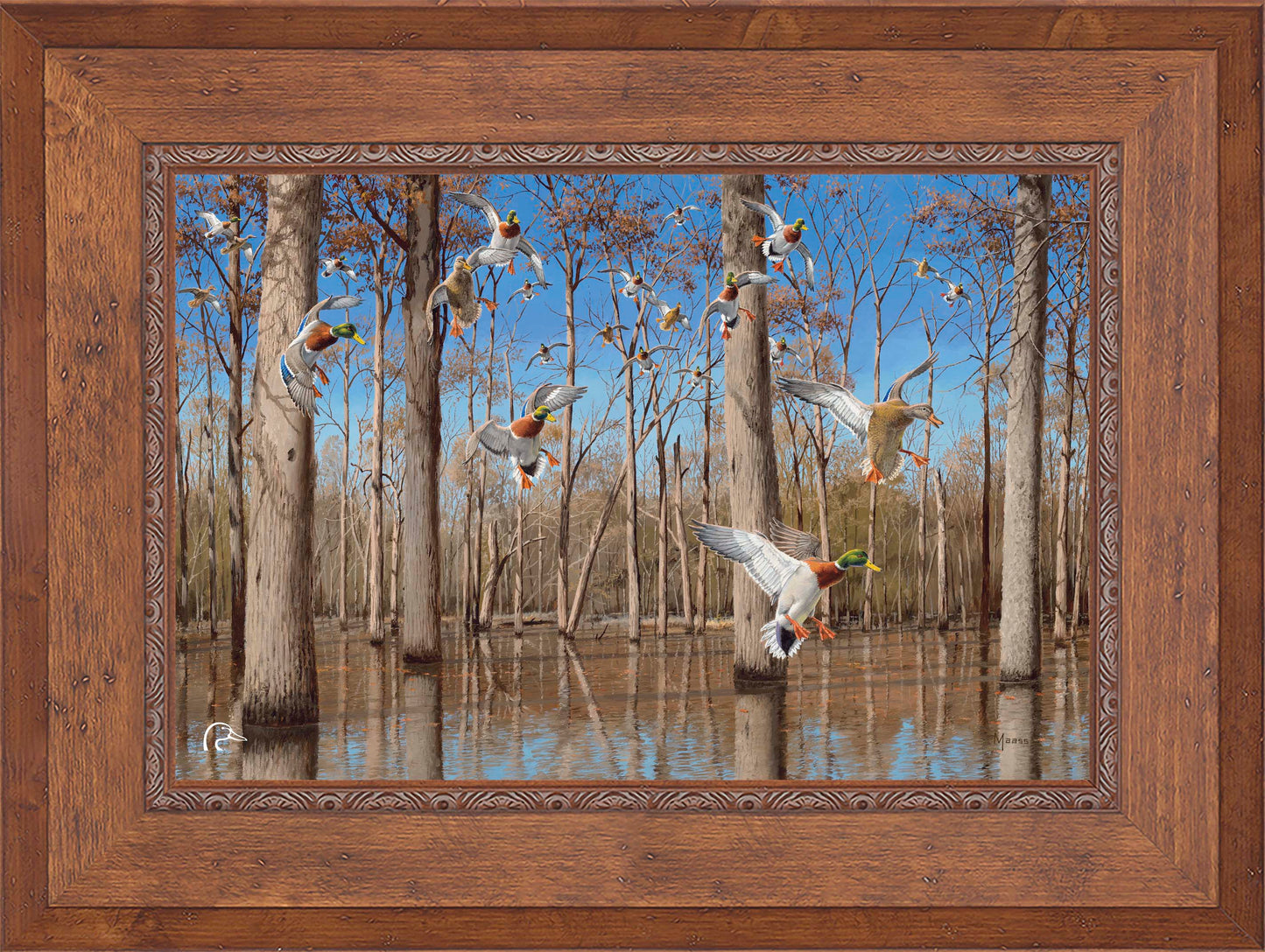 Down from the North - Mallards Limited Edition Canvas - Official Ducks Unlimited Art