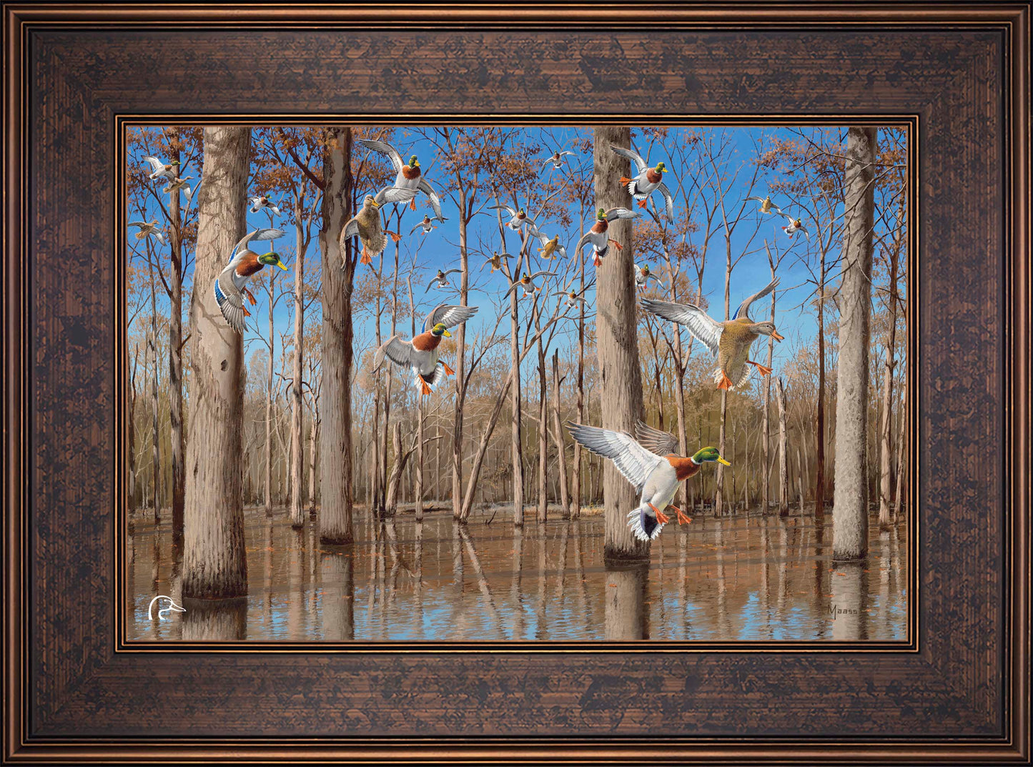 Down from the North - Mallards Limited Edition Canvas - Official Ducks Unlimited Art