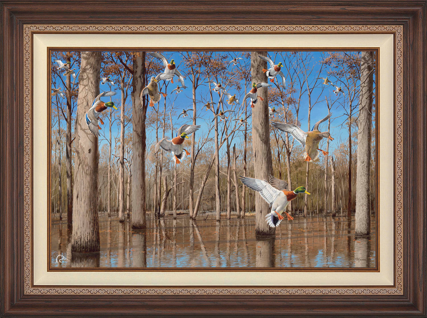 Down from the North - Mallards Limited Edition Canvas - Official Ducks Unlimited Art
