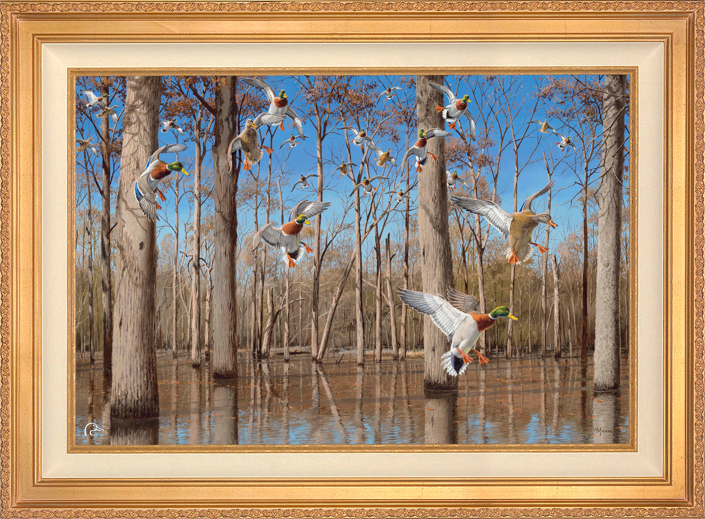 Down from the North - Mallards Limited Edition Canvas - Official Ducks Unlimited Art