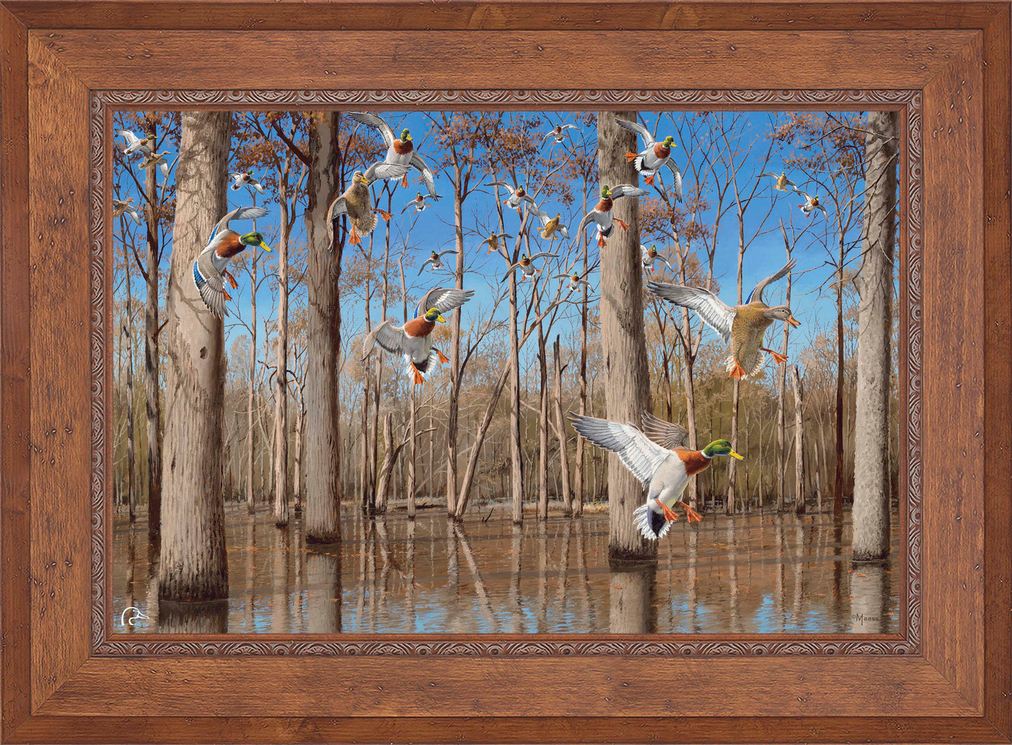 Down from the North - Mallards Limited Edition Canvas - Official Ducks Unlimited Art