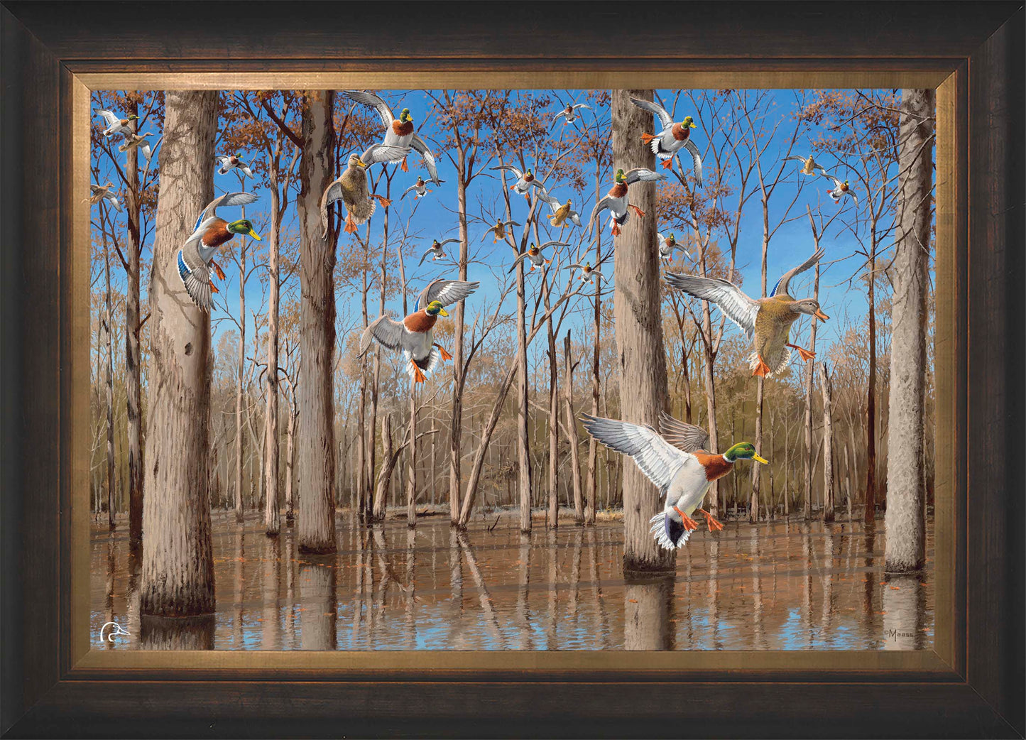 Down from the North - Mallards Limited Edition Canvas - Official Ducks Unlimited Art