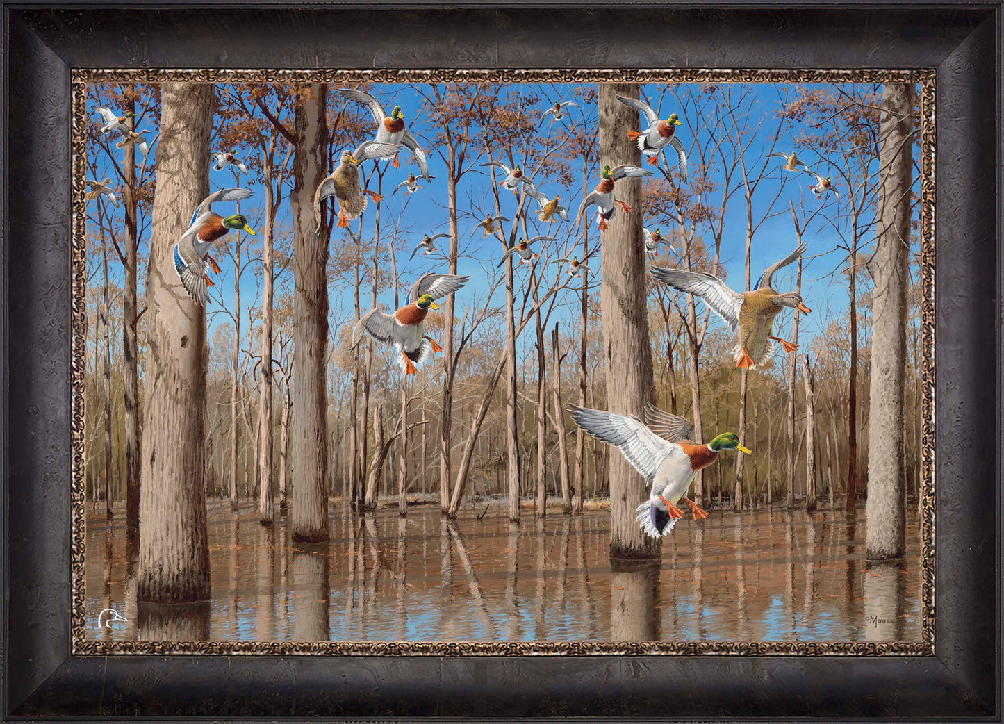 Down from the North - Mallards Limited Edition Canvas - Official Ducks Unlimited Art