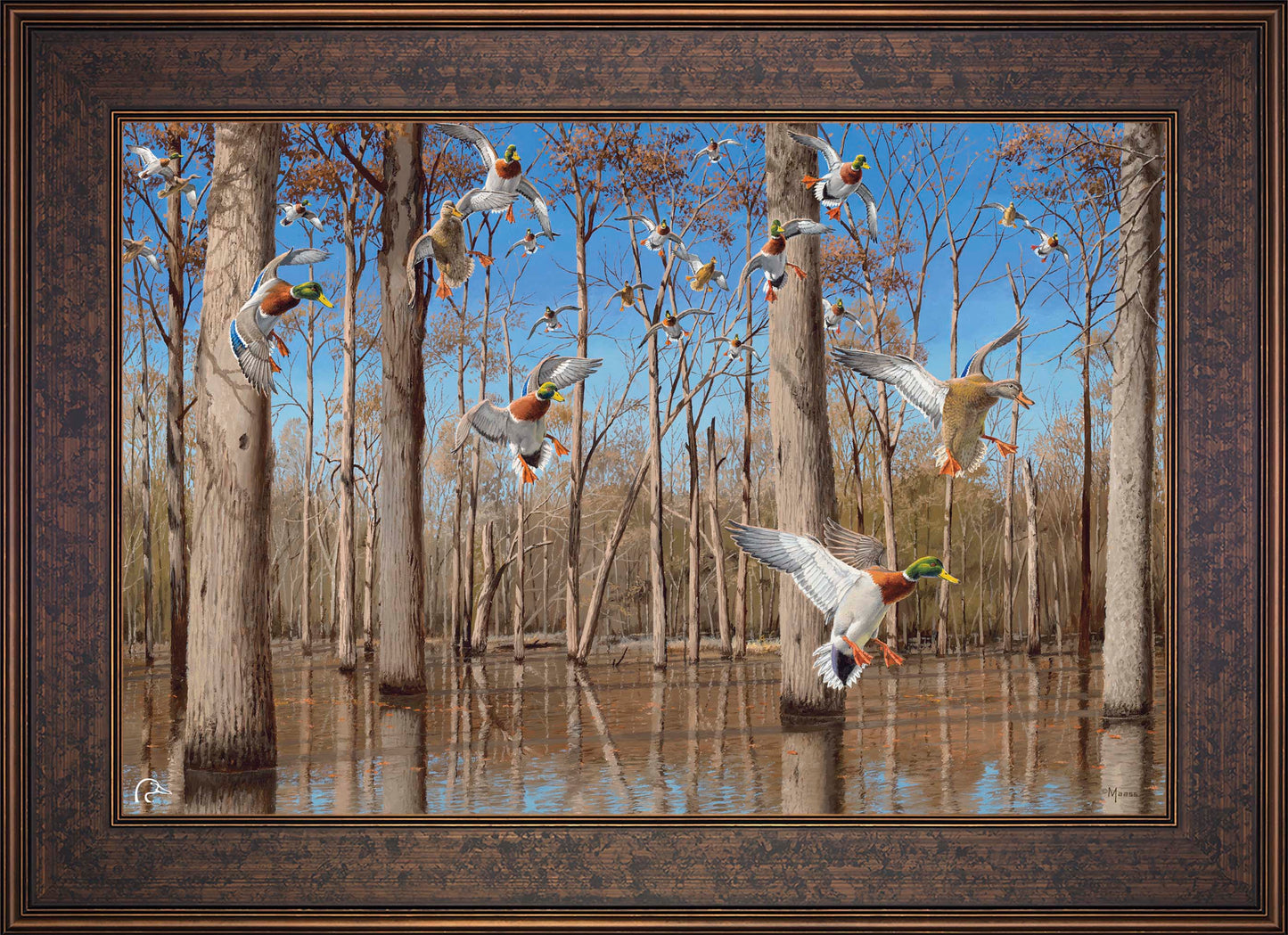 Down from the North - Mallards Limited Edition Canvas - Official Ducks Unlimited Art