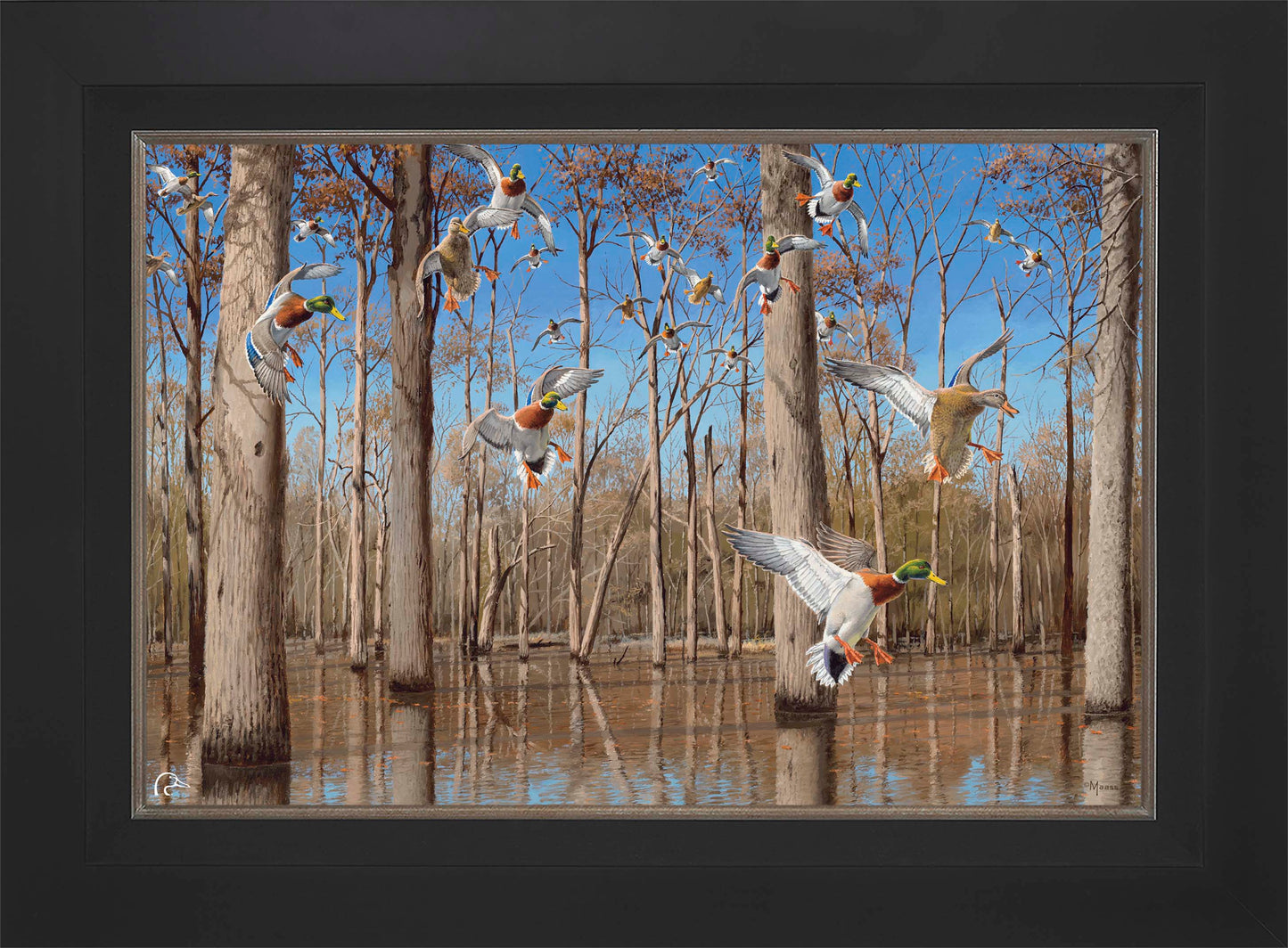 Down from the North - Mallards Limited Edition Canvas - Official Ducks Unlimited Art