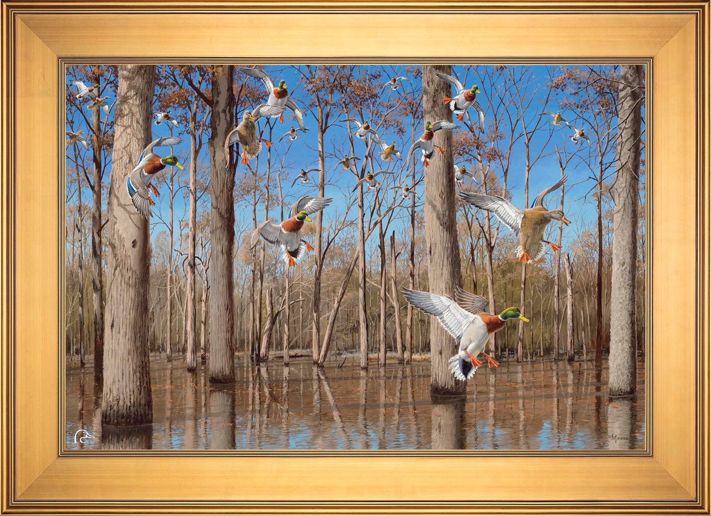 Down from the North - Mallards Limited Edition Canvas - Official Ducks Unlimited Art
