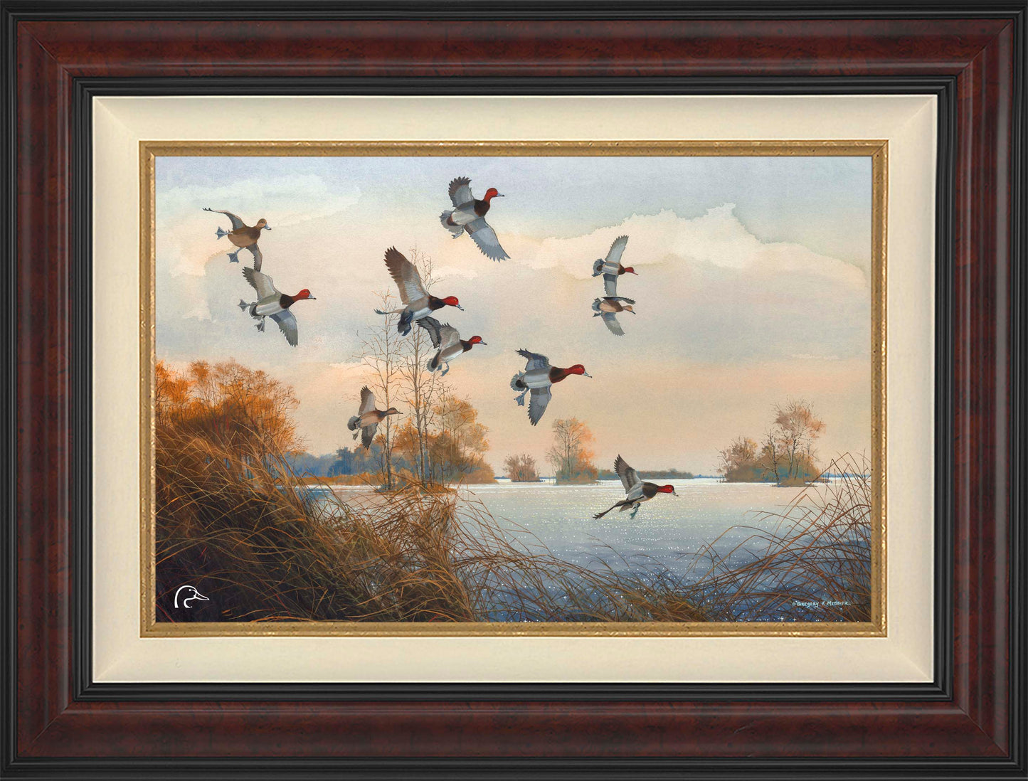 Redheads Redoubt Limited Edition Canvas - Official Ducks Unlimited Art