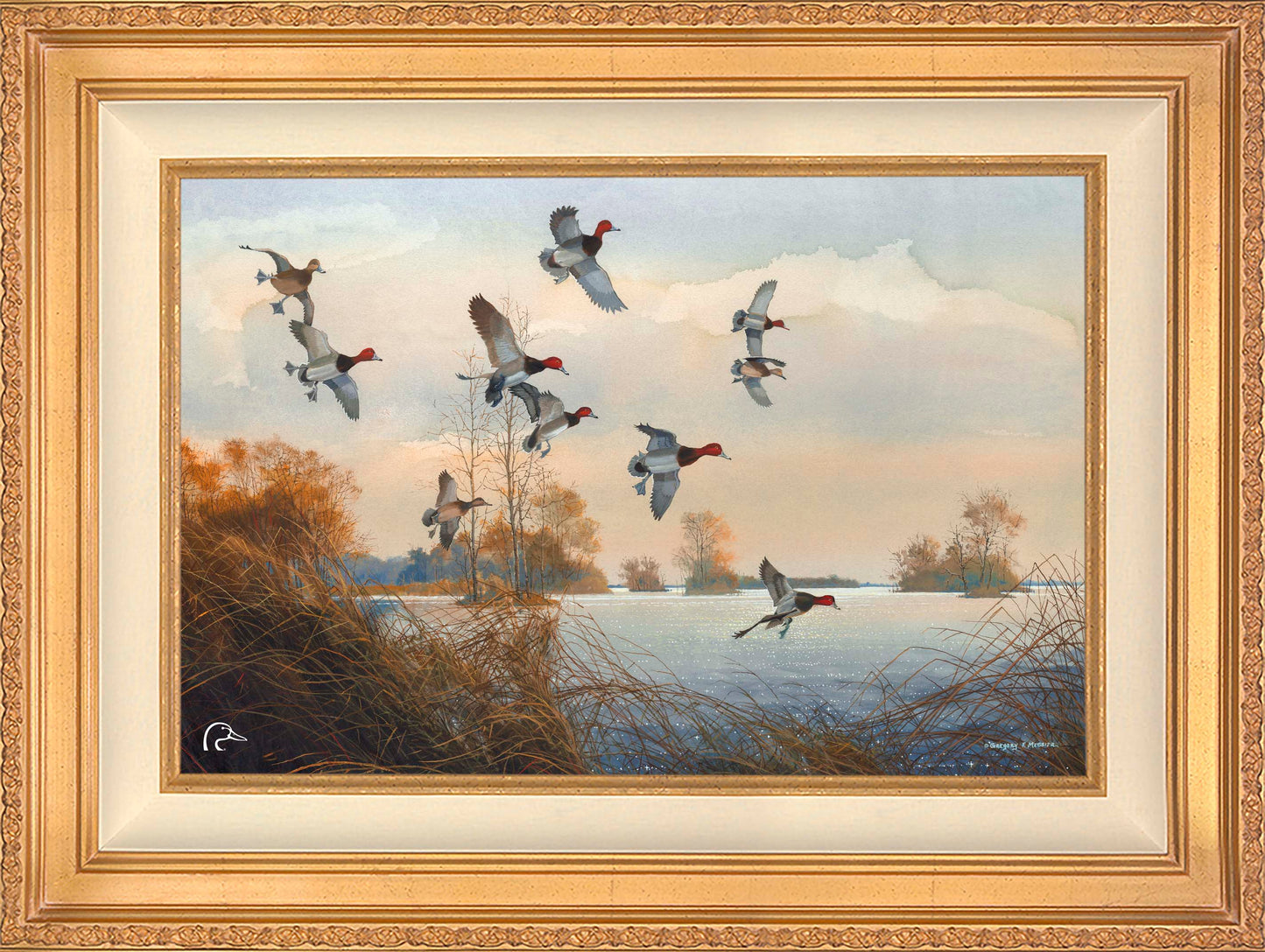Redheads Redoubt Limited Edition Canvas - Official Ducks Unlimited Art