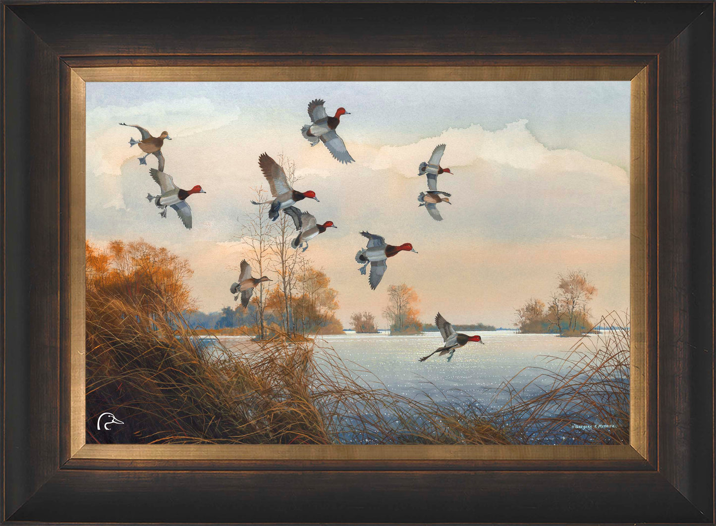 Redheads Redoubt Limited Edition Canvas - Official Ducks Unlimited Art