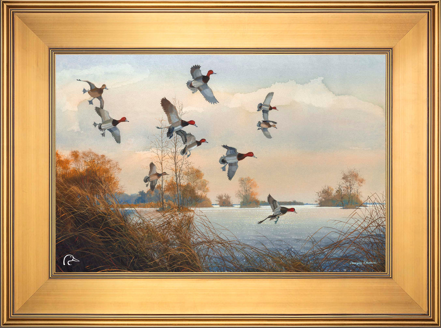 Redheads Redoubt Limited Edition Canvas - Official Ducks Unlimited Art