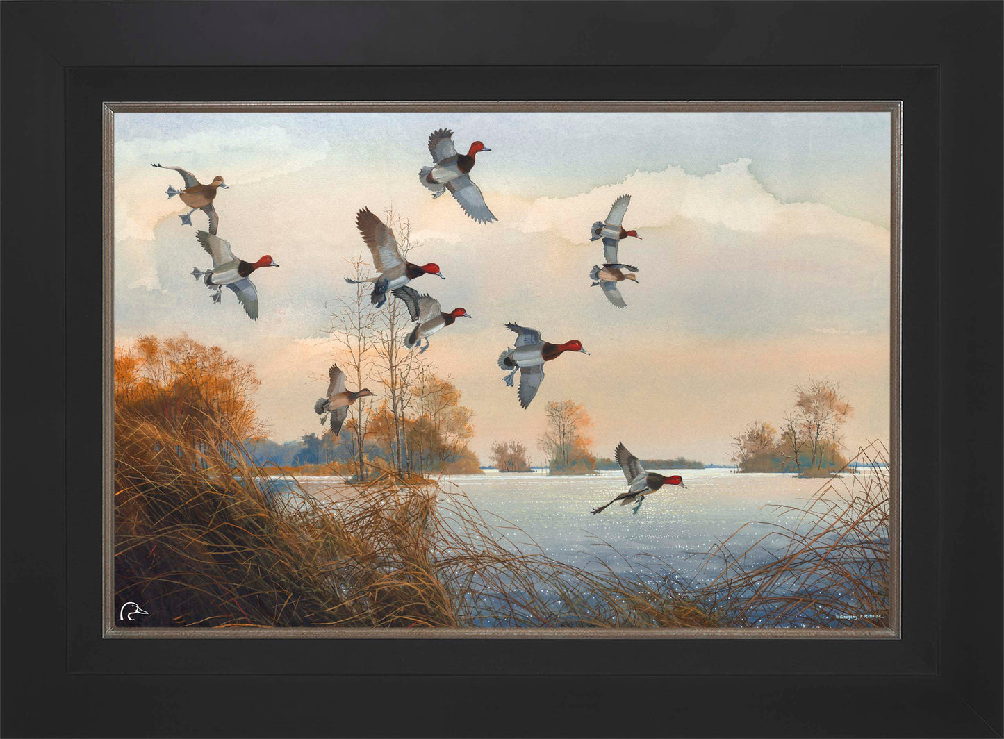 Redheads Redoubt Limited Edition Canvas - Official Ducks Unlimited Art