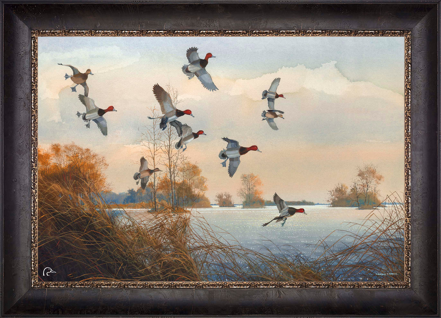 Redheads Redoubt Limited Edition Canvas - Official Ducks Unlimited Art