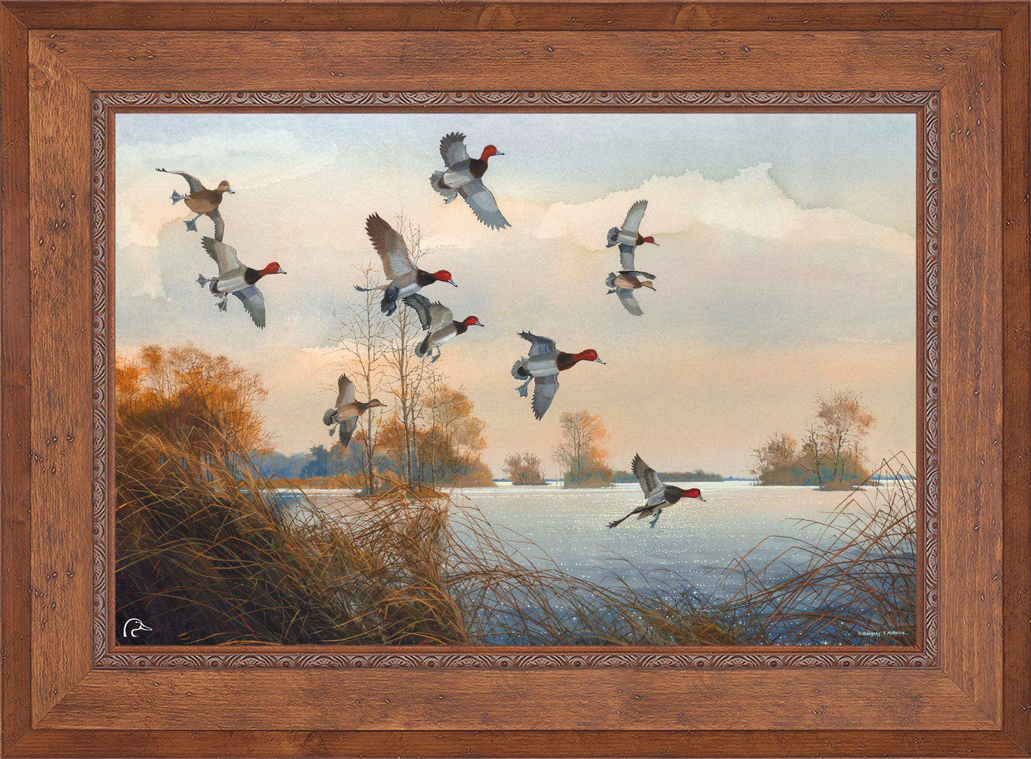 Redheads Redoubt Limited Edition Canvas - Official Ducks Unlimited Art