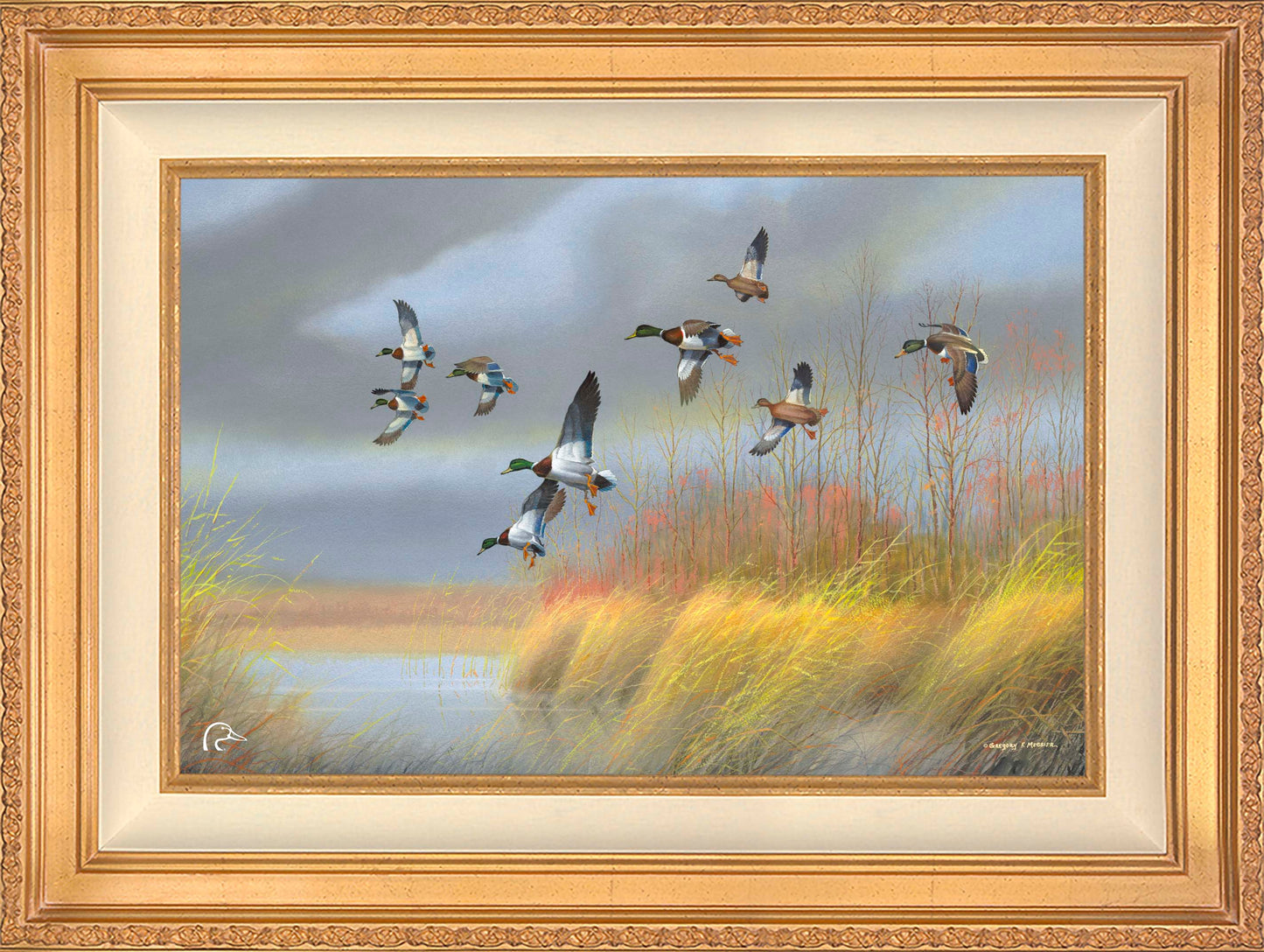 Returning Home - Mallards Limited Edition Canvas - Official Ducks Unlimited Art