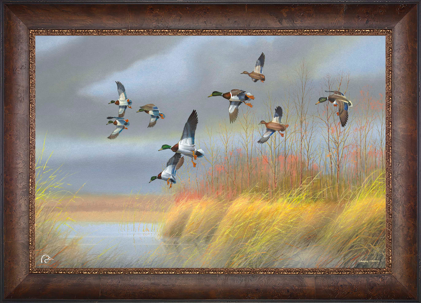Returning Home - Mallards Limited Edition Canvas - Official Ducks Unlimited Art