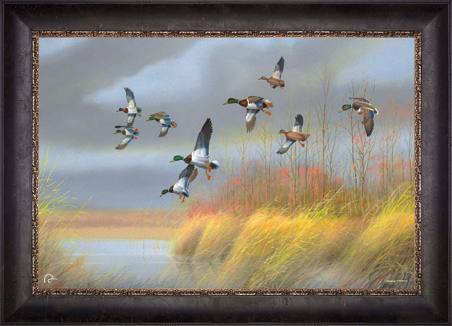 Returning Home - Mallards Limited Edition Canvas - Official Ducks Unlimited Art