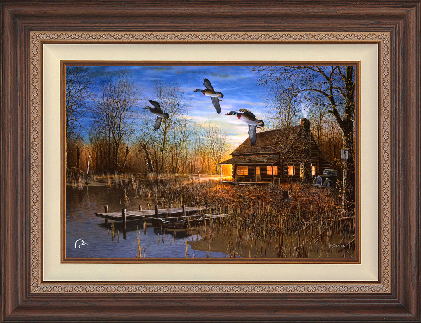 Passing Through Limited Edition Canvas - Official Ducks Unlimited Art