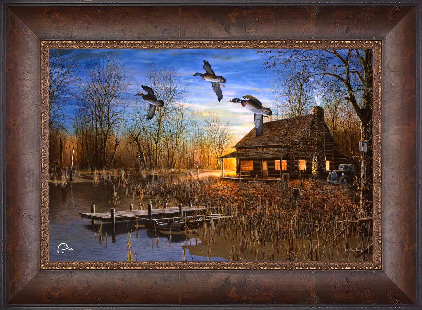 Passing Through Limited Edition Canvas - Official Ducks Unlimited Art