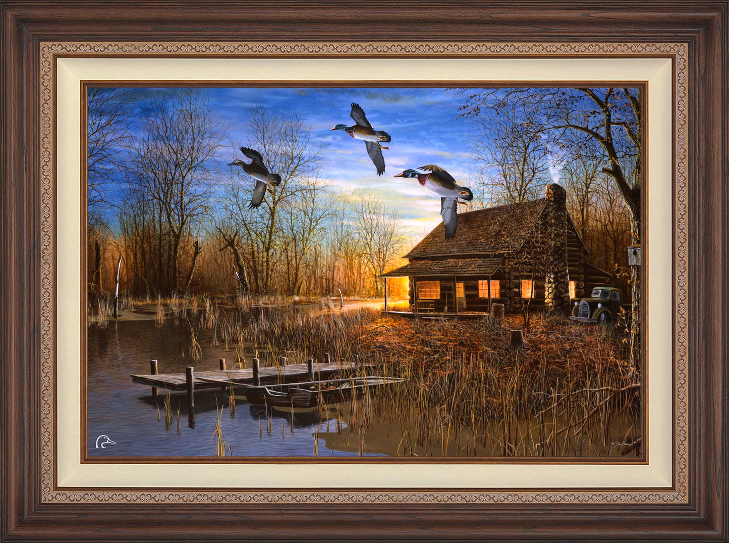 Passing Through Limited Edition Canvas - Official Ducks Unlimited Art