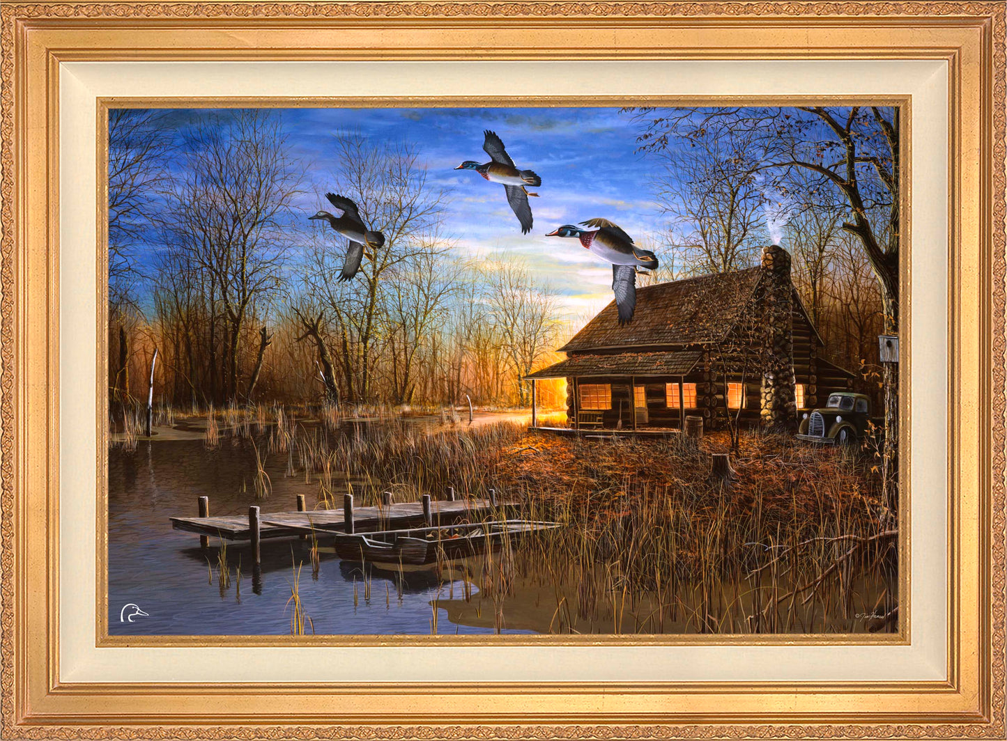 Passing Through Limited Edition Canvas - Official Ducks Unlimited Art