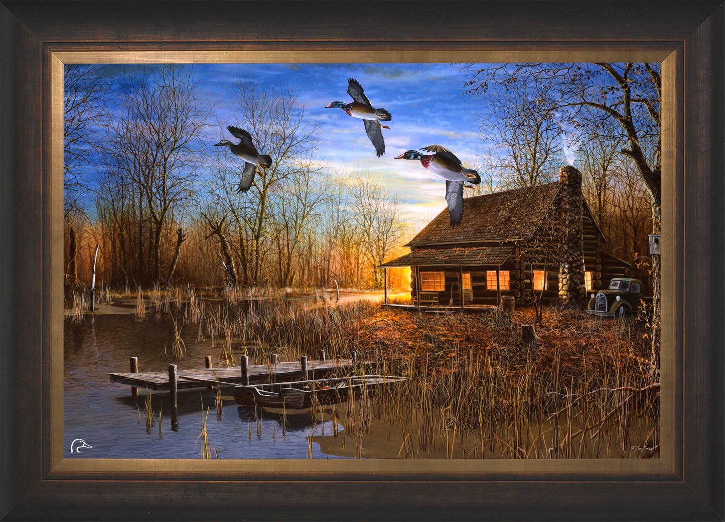 Passing Through Limited Edition Canvas - Official Ducks Unlimited Art