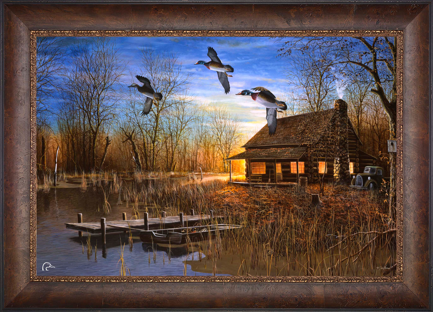 Passing Through Limited Edition Canvas - Official Ducks Unlimited Art