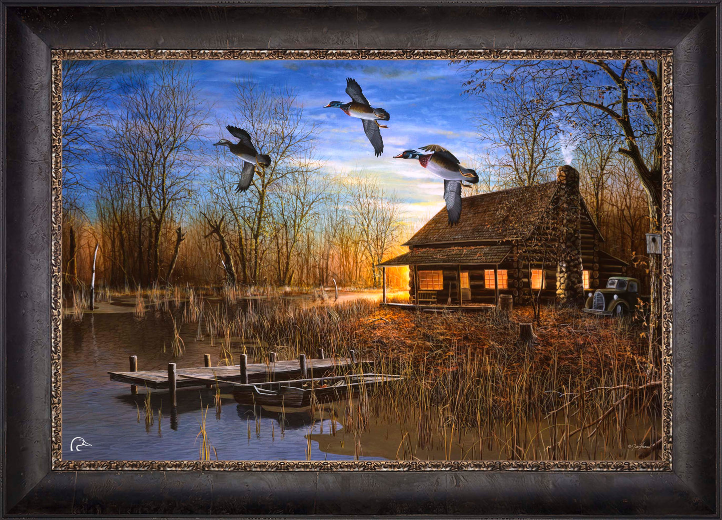 Passing Through Limited Edition Canvas - Official Ducks Unlimited Art