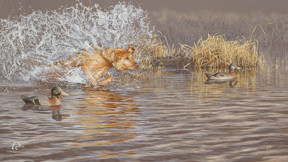 Time to Shine Limited Edition Canvas - Official Ducks Unlimited Art