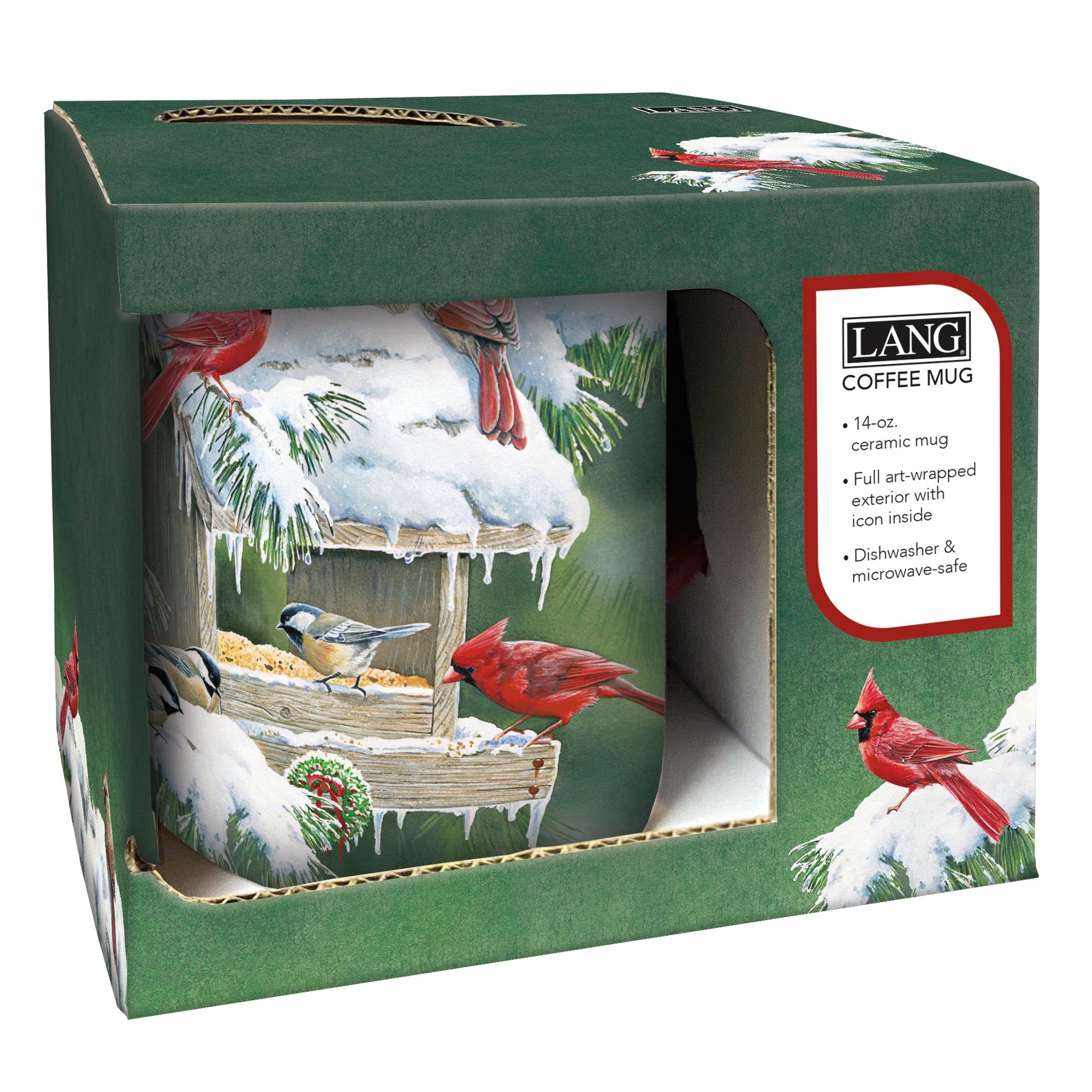 Cardinal Christmas - Coffee Mug Coffee Mug from Wild Wings