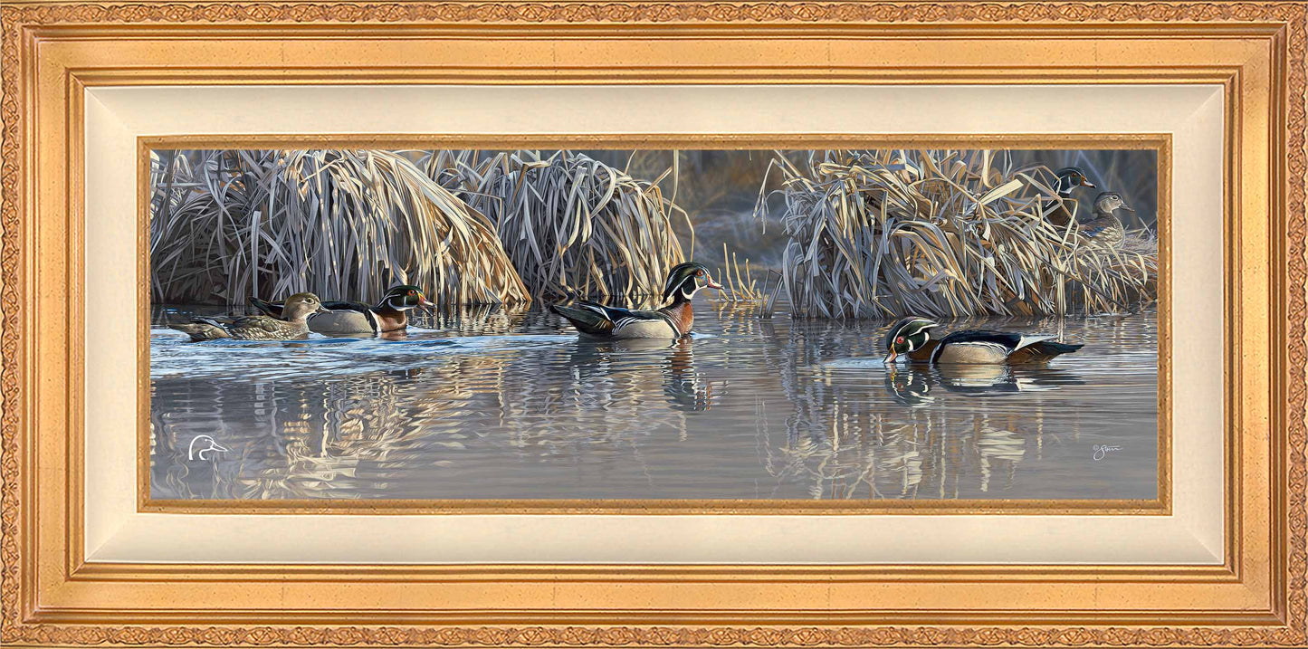 Backwater Gathering Limited Edition Canvas - Official Ducks Unlimited