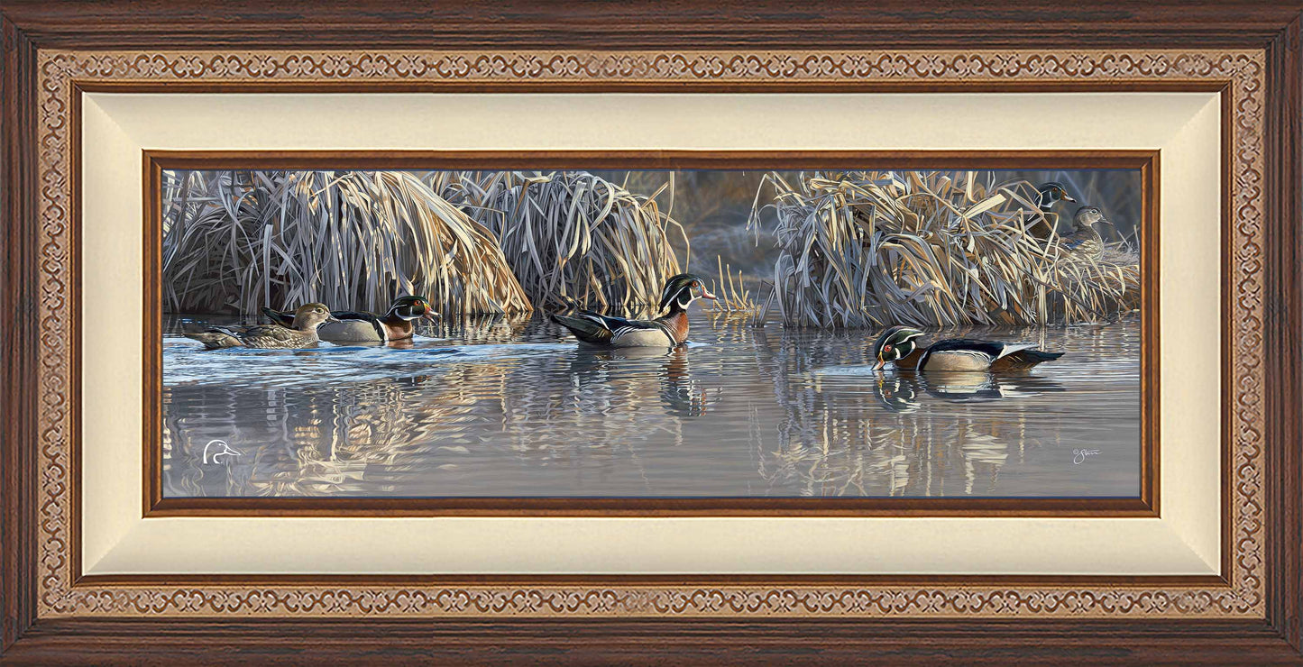 Backwater Gathering Limited Edition Canvas - Official Ducks Unlimited