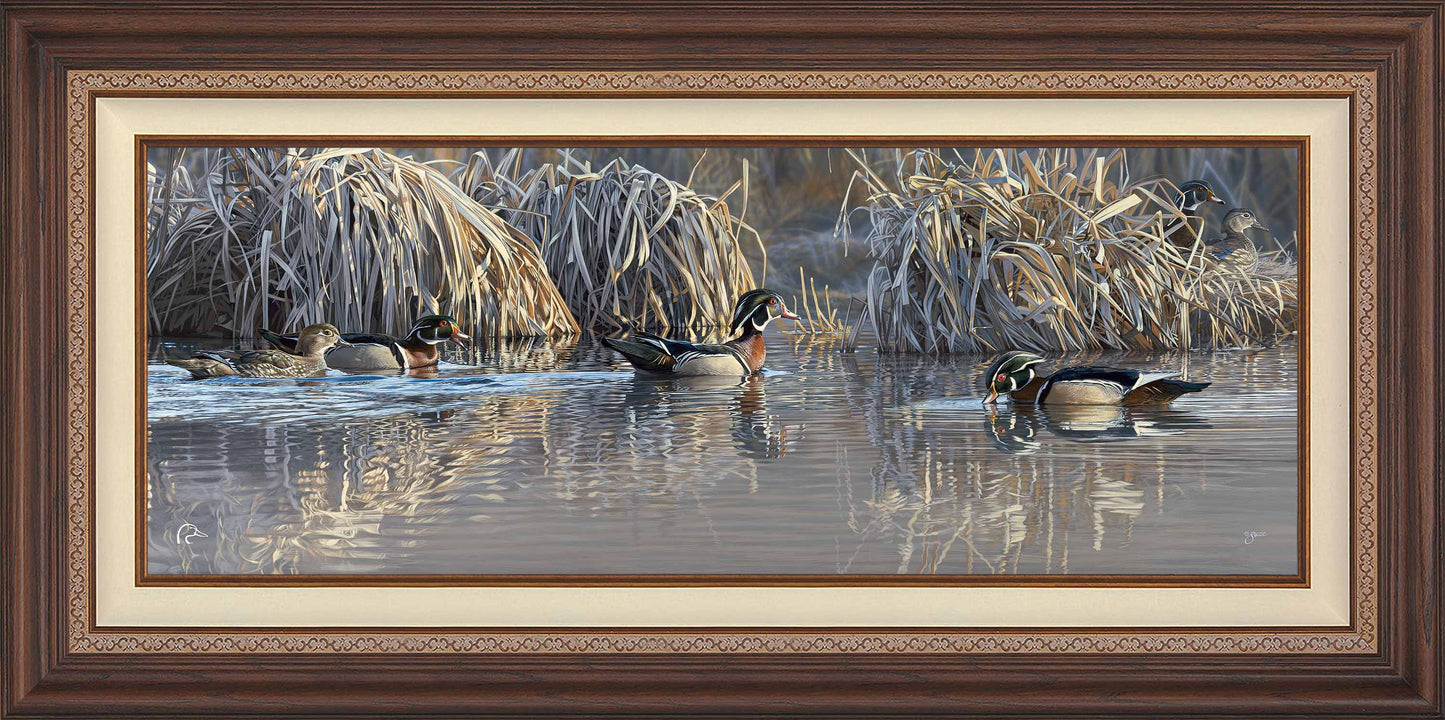 Backwater Gathering Limited Edition Canvas - Official Ducks Unlimited
