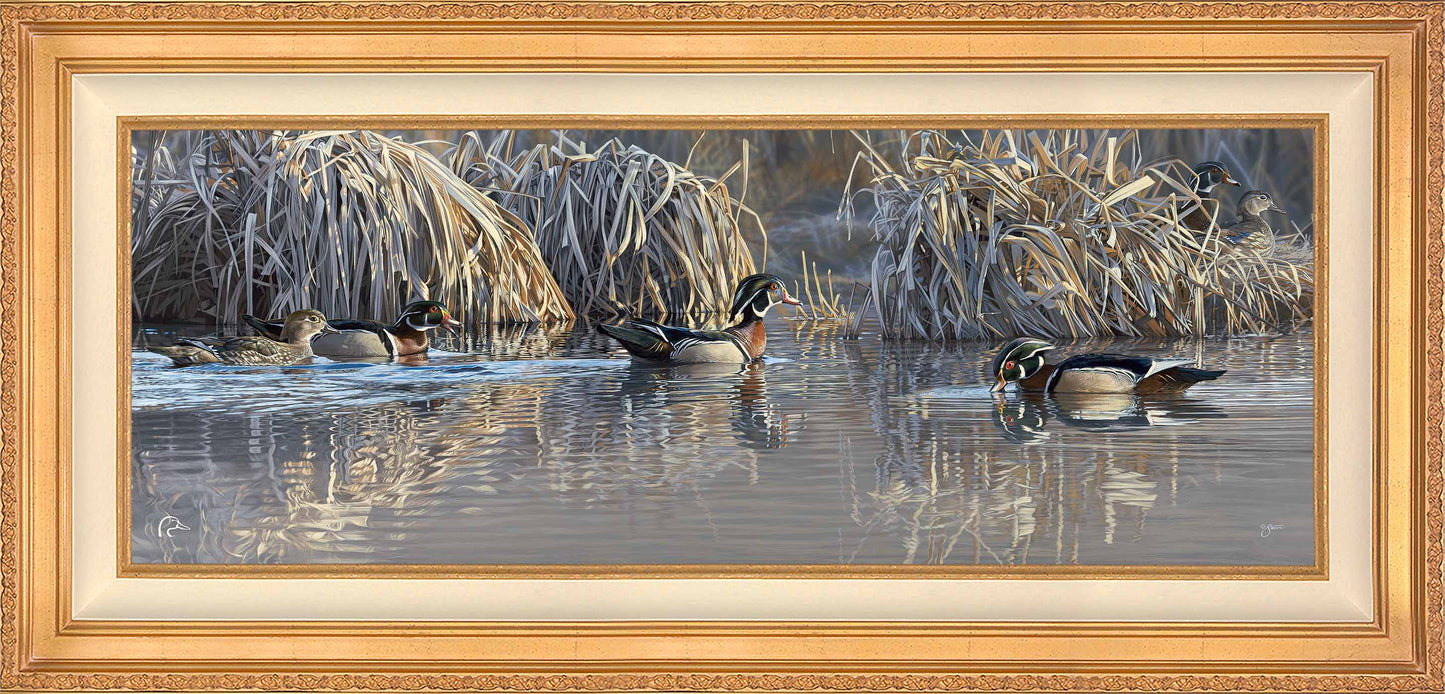 Backwater Gathering Limited Edition Canvas - Official Ducks Unlimited