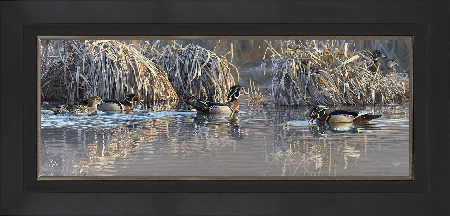 Backwater Gathering Limited Edition Canvas - Official Ducks Unlimited