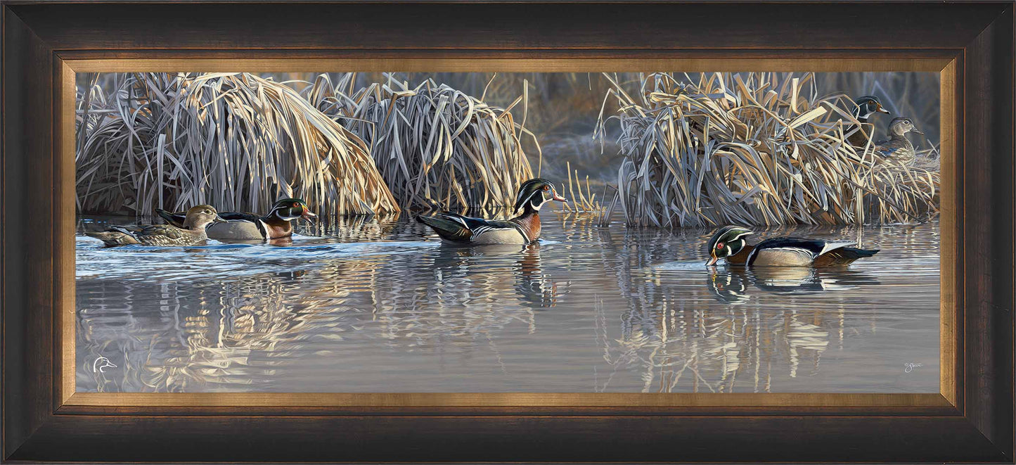 Backwater Gathering Limited Edition Canvas - Official Ducks Unlimited