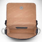 Leather Crossbody Phone Pouch with Concealed Carry Compartment - Black
