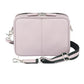 Leather Slim Clutch Crossbody Concealed Carry Bag Cowhide - Lavender