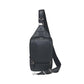Leather Sling Backpack Concealed Carry Bag Cowhide - Black