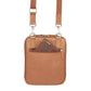 Leather Crossbody Essential Concealed Carry Tumbled Leather - Tan