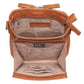 Leather BOHO Mini Crossbody Concealed Carry Purse USA Cowhide - Tan