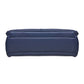 Leather Clutch Concealed Carry Purse Cowhide - Indigo