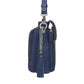 Leather Clutch Concealed Carry Purse Cowhide - Indigo