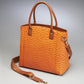 Town Tote Concealed Carry Purse USA Cowhide - Orange