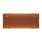 Town Tote Concealed Carry Purse Tooled Cowhide - Mustard