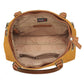 Town Tote Concealed Carry Purse Tooled Cowhide - Mustard