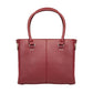 Traditional Open Top Tote Concealed Carry Purse Cowhide - Red